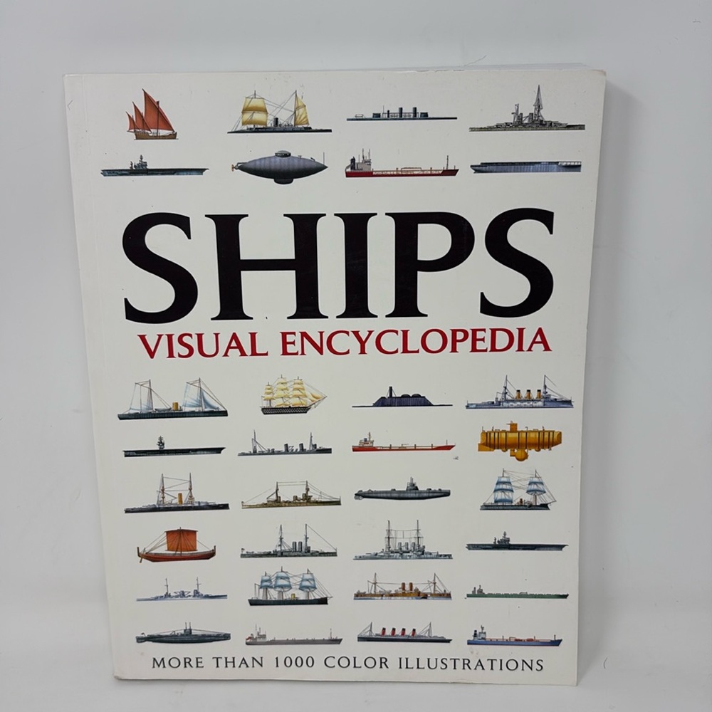 SHIPS Visual Encyclopedia by David Ross Softcover Illustrated Ship Types